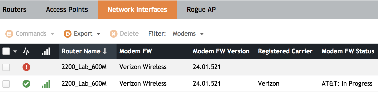 NetCloud Manager: 600M Modem System File Upgrade