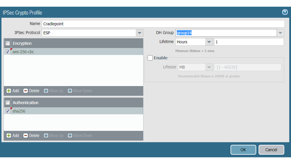 Connecting Palo Alto Prisma Access to a Cradlepoint Router