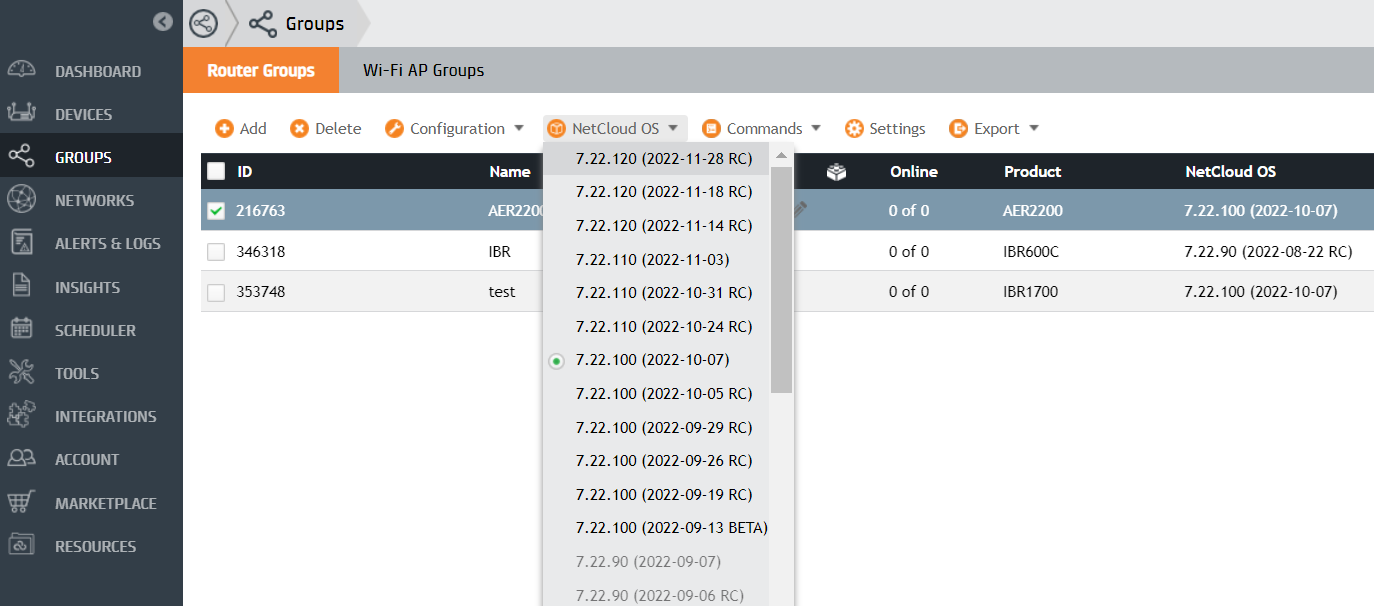 Upgrading Cradlepoint Modem and NetCloud OS Firmware