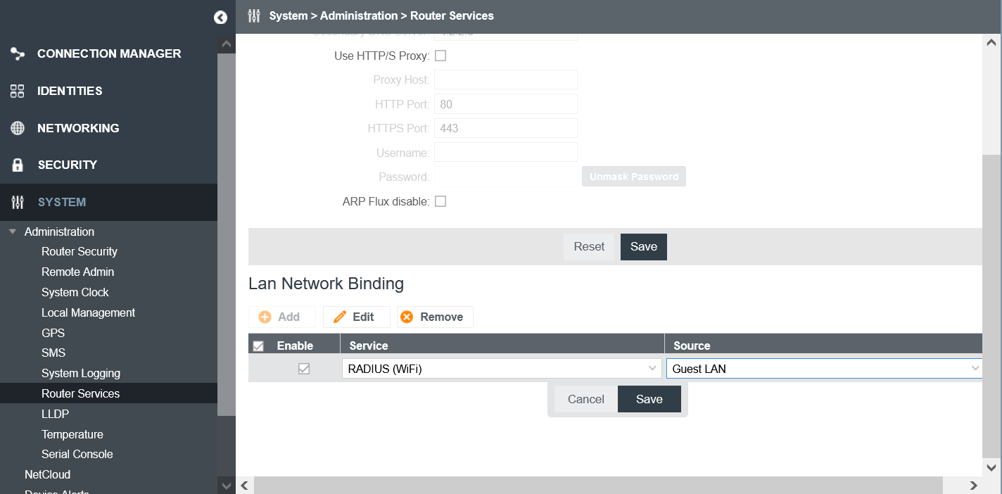 Cradlepoint Advanced Authentication