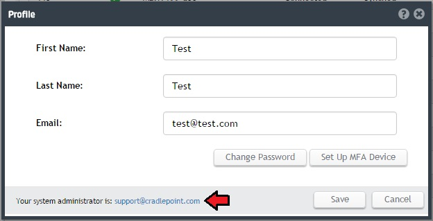 NetCloud Manager: Changing/Finding the System Administrator