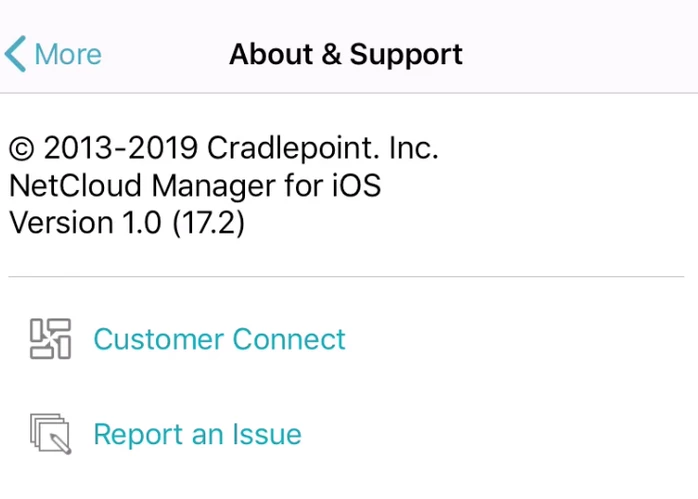How to report issues with iOS NCM Mobile App